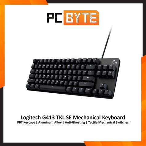 Logitech G413 Tkl Se Mechanical Gaming Keyboard Pbt Keycaps