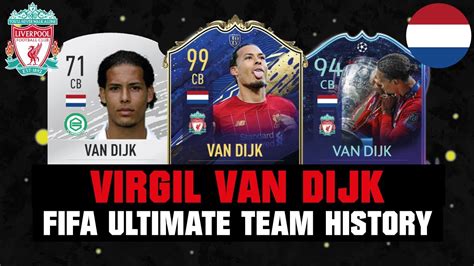 Virgil Van Dijk Fifa Ultimate Team History 😱🔥 Fifa 13 Fifa 20