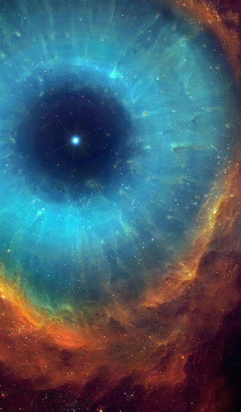 The Helix Nebula Ngc 7293 Is A Large Planetary Nebula Located In The