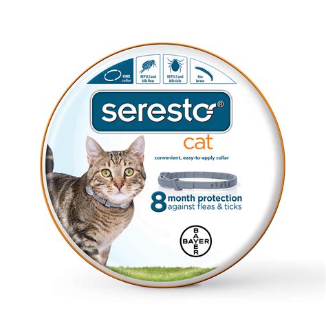Bayer Seresto Flea And Tick Collar For Cats 8 Month Protection