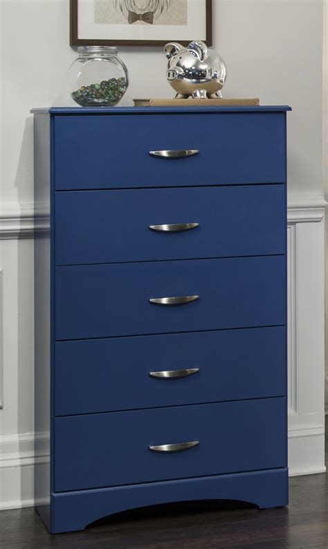 Royal Blue 5 Drawer Chest 179 05 By Kith Furniture At Tomlinson Furniture