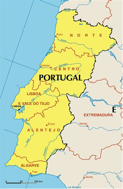 The land within the borders of today's portuguese republic has been constantly settled since prehistoric iberia|prehistoric times. Landkarte Portugal -> Landkarten download -> Portugalkarte ...