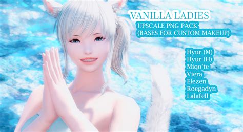 Vanilla Face Upscale Resource Ladies The Glamour Dresser Final Fantasy Xiv Mods And More