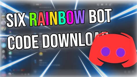 Discord Rainbow Bot Set Up Youtube