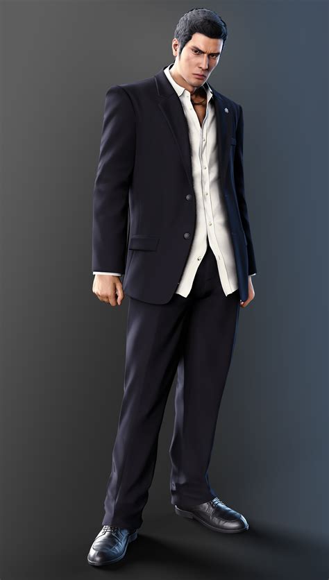 Kiryu Render 4 De Yakuza 0 Black Suit Render By Virtualbeef On Deviantart