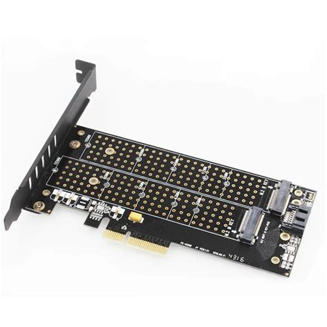 M2 Nvme Ssd Ngff To Pcie X4 Adapter M Key B Key Dual Interface Card