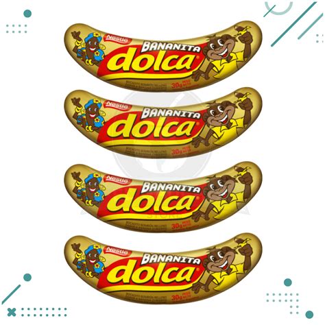 Bananita Dolca Bocadito Grande Con Suave Relleno Sabor A Banana Y Cobertura De Chocolate Con