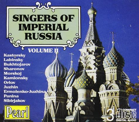 Singers of Imperial Russia - Singers of Imperial Russia, Vol. 2 - Amazon.com Music