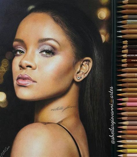 Realistic Pencils Art By Sheila R Giovanni Cuded Celebrity Drawings