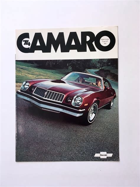 1979 Camaro Brochure