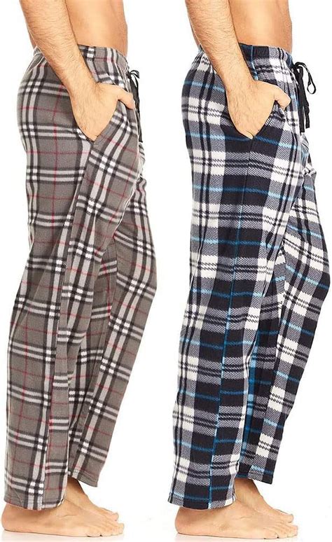 Daresay Mens 3 Pack Pajama Pants For Men Microfleece Pajama Pants Men