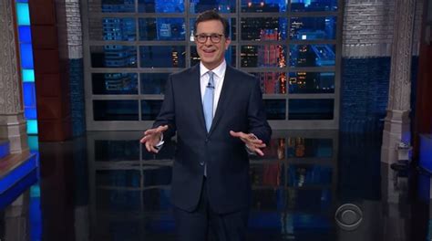 stephen colbert is still laughing about donald trump s pee pee tape