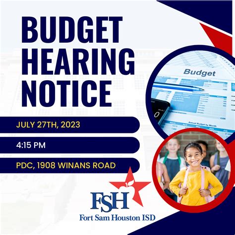 2023 2024 Proposed Budget Hearing Notice And Summary Report Fort Sam