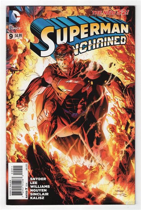 Superman Unchained 9 Regular Jim Lee Cover 2015 Comics Dc Comic