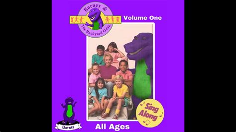 Barney And The Backyard Gang Volume 1 Sing Along 1989 Cd Youtube