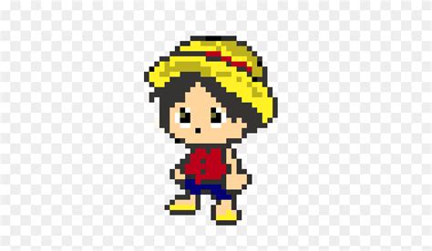 Luffy Monkey D Luffy Pixel Art Free Transparent Png Clipart Images