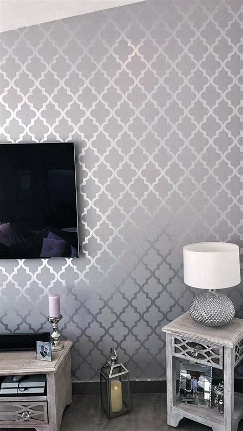 Camden Trellis Wallpaper Soft Grey Silver Grey Wallpaper Living Room