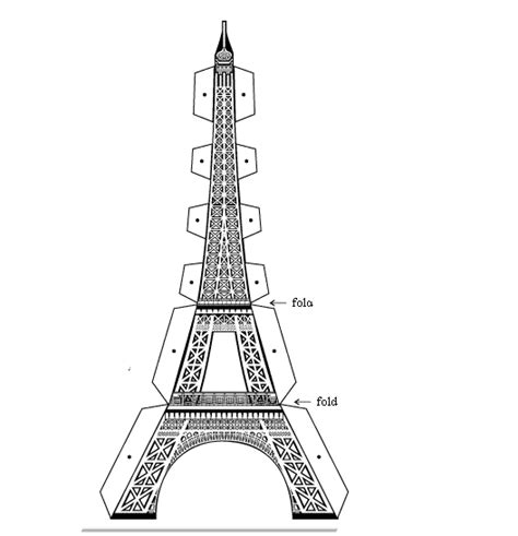 Plantilla De La Torre Eiffel