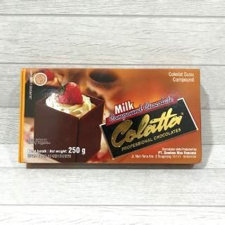 Coklat batangan/coklat premium dark chocolate compound batangan. Coklat Batangan Compound Colatta 250 gram | Shopee Indonesia