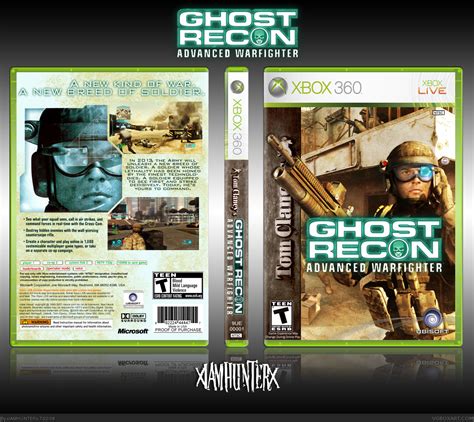 Tom Clancys Ghost Recon Advanced Warfighter Xbox 360 Box Art Cover By