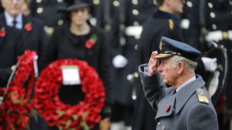Remembrance Sunday Queen Watches As Charles Leads Commemorations Uk