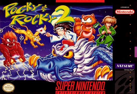 Pocky And Rocky 2 Video Game Box Art Id 46707 Image Abyss