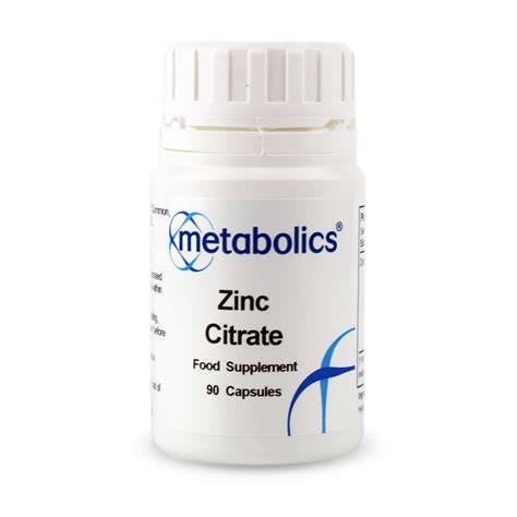Zinc Citrate Zinc Supplements Metabolics