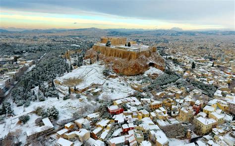 Athens, historic city and capital of greece. Athens in the snow | Multimedia | ekathimerini.com