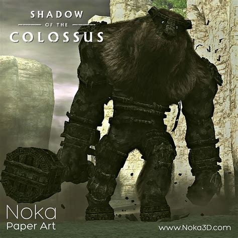 Shadow Of The Colossus Valus 3d Papercraft Model Etsy