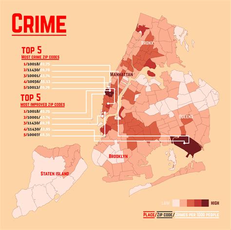 New York City Crime Map World Map