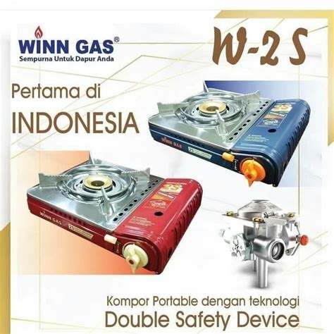 Jual Winn Gas W S Kompor Gas Portable Double Safety Device Wjm Mks