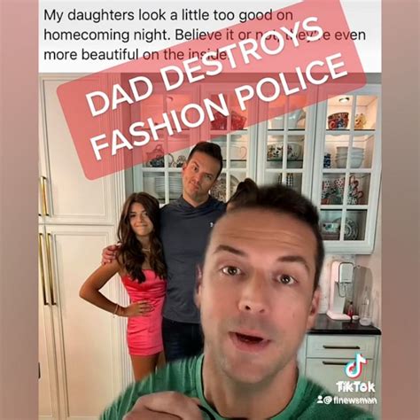 dad posts viral tiktok video defending daughters homecoming dresses good morning america