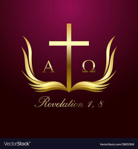 Alpha And Omega Revelation 1 8 Royalty Free Vector Image