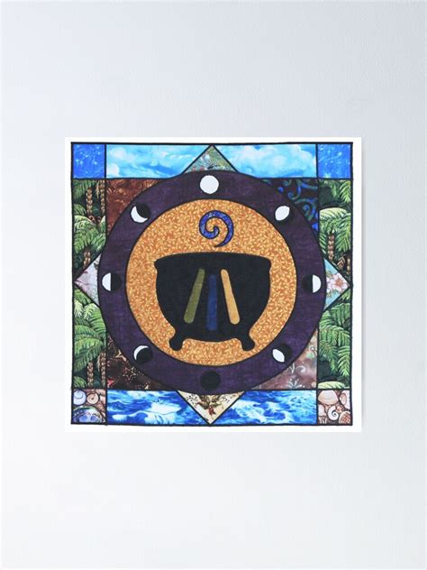 The Druid Mandala Poster For Sale By Pollylind Redbubble