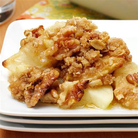 The combination of soft and saucy apple with crispy oat layer is really going to make delightful end of a meal. Old Fashioned Apple Crisp | Recipe | Nut recipes, Apple ...