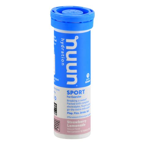 Save On Nuun Hydration Sport Tablets Strawberry Lemonade Order Online