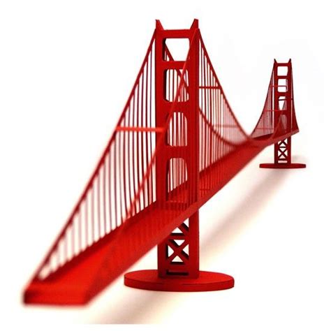 Golden Gate Bridge Model Kit | Bridge model, Golden gate bridge, Paper models