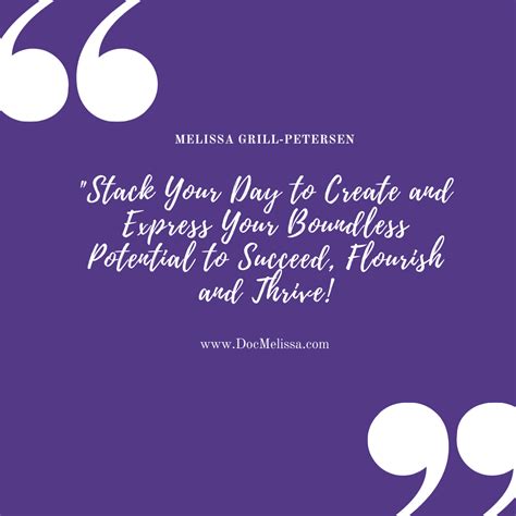 Stack Your Day For Success Doc Melissa
