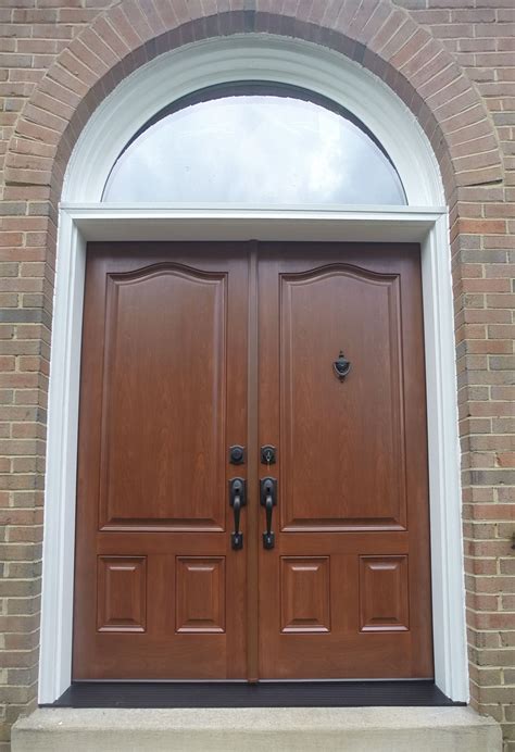 Provia Signet Fiberglass French Entry Door System With Custom Half