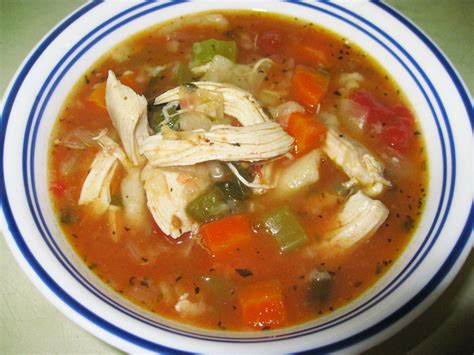 Chunky Mexican Chicken Soup Bowl Amerasian Home Cooking