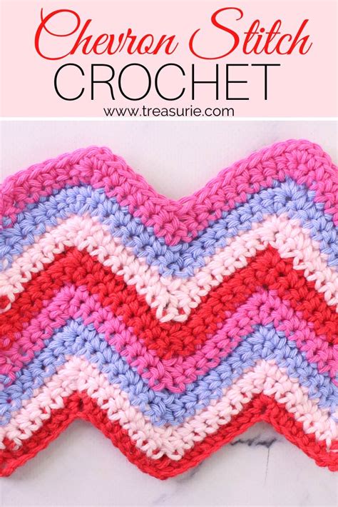 Chevron Crochet Stitch Pattern For Beginners Treasurie