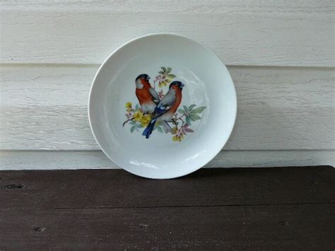 Kaiser Plate With 2 Birds Made In West Germany Collectible