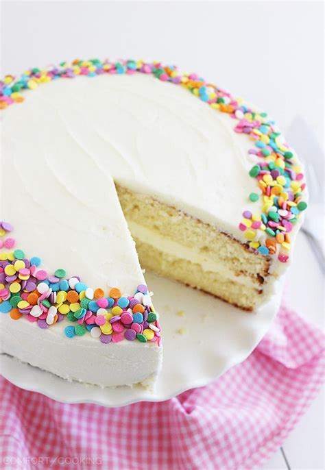 Pin the image below to save this vanilla cake recipe for later! Yellow Birthday Cake with Vanilla Frosting
