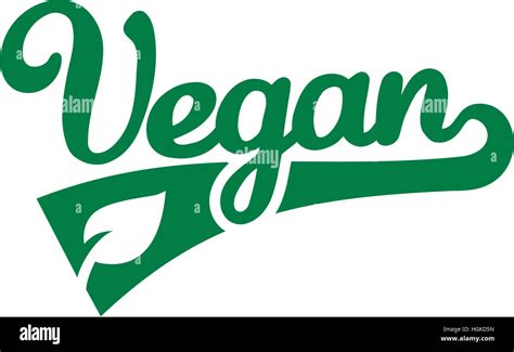 Vegan Word Retro Style Stock Photo Alamy