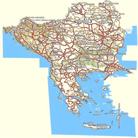 Bulgaria& Balkans BulMaps Navigation routing map up to v.3.8
