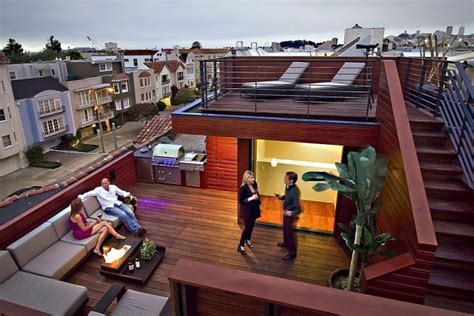 Peeks Sf Roof Deck A Twist On Italian Terraces Rooftop Terrace