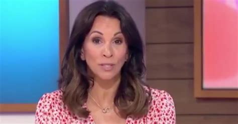 Loose Womens Andrea Mclean Lifts Lid On Crippling Anxiety Which Left