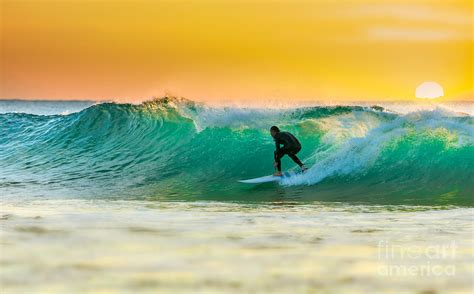 Sunrise Surfing Photograph By Sw Photo Fine Art America