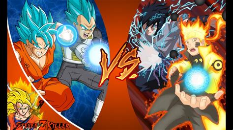 Las Mejores 147 Rap De Goku Vegeta Vs Naruto Y Sasuke Jorgeleonmx