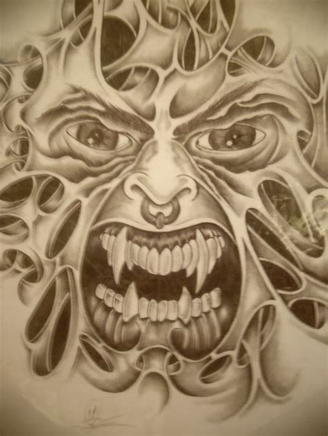 36 Best Evil Face Tattoo Drawings Images On Pinterest Face Tattoos